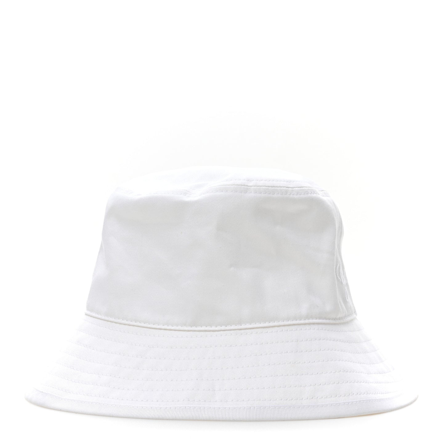 Cotton Logo Cabris Bucket Hat M White