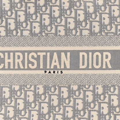 Christian Dior Oblique Medium Book Tote Grey 8 of 10