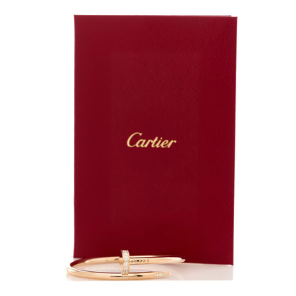 Cartier 18K Pink Gold Diamond Juste Un Clou Bracelet 15 4 of 4