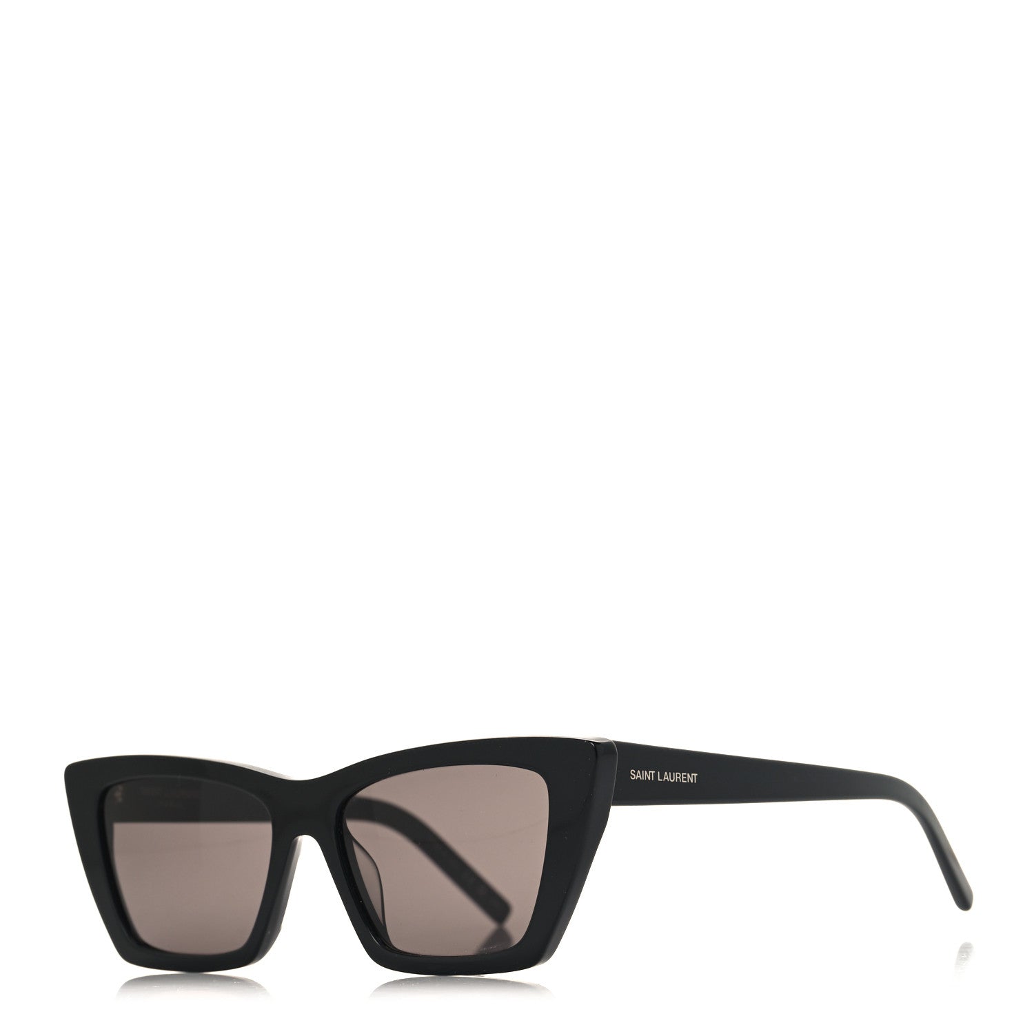 Saint Laurent SAINT LAURENT Acetate Mica Cat Eye Sunglasses SL 276 Black 1 of 8