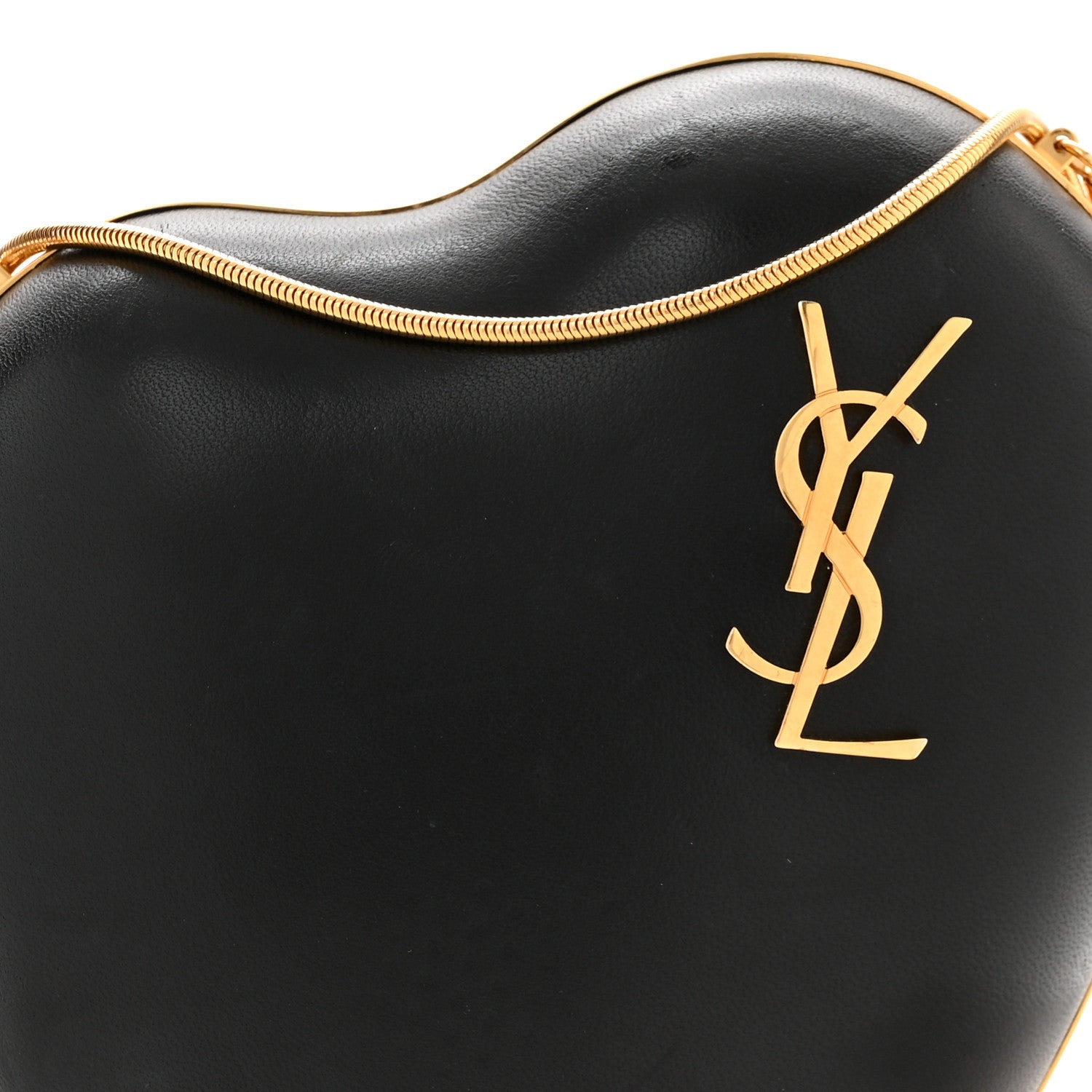 Saint Laurent Calfskin Monogram Love Box Bag Black 7 of 10