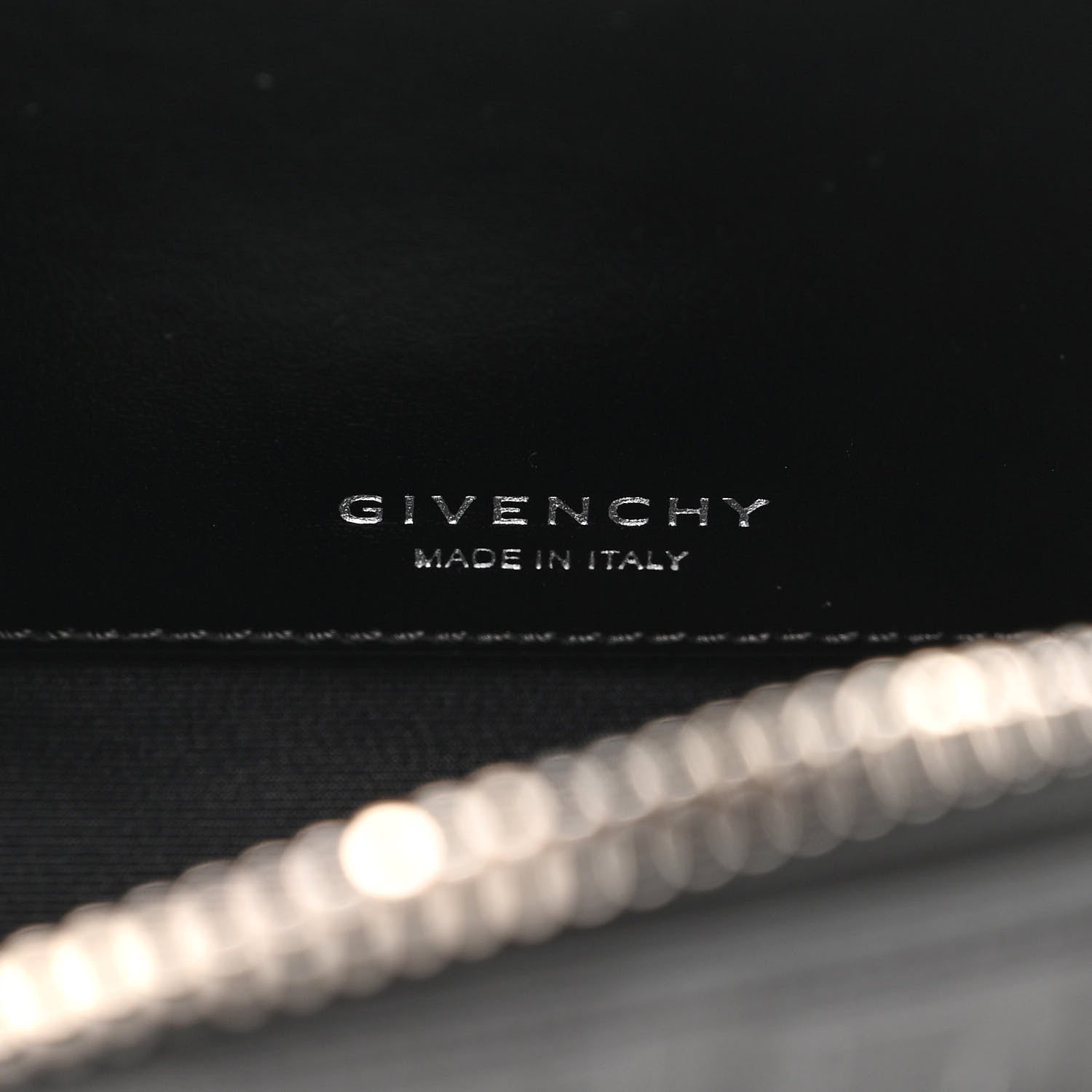 Givenchy Calfskin Logo Embossed XS Antigona 4G Black 6 of 9