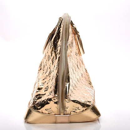 Louis Vuitton Monogram Miroir Alma GM XL Gold 17 of 17