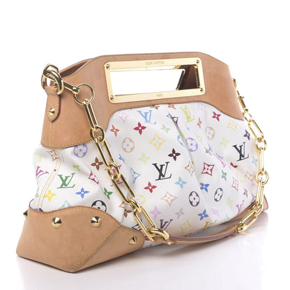Louis Vuitton Monogram Multicolor Judy GM White 4 of 10