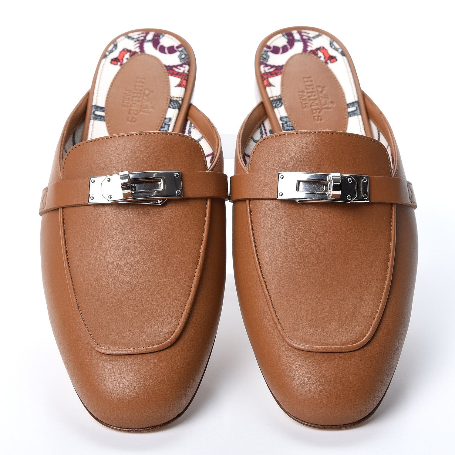 Hermes Calfskin Oz Mules 35.5 Palissandre 8 of 10