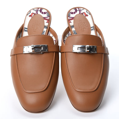 Hermes Calfskin Oz Mules 35.5 Palissandre 8 of 10