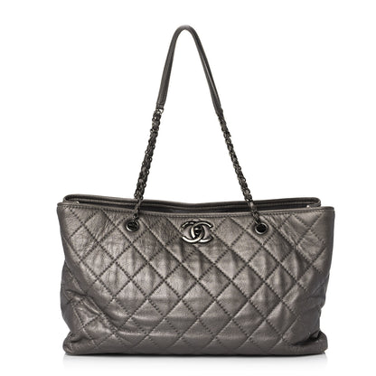 Chanel Metallic Caviar Large Be Caviar Tote Grey 1 of 9