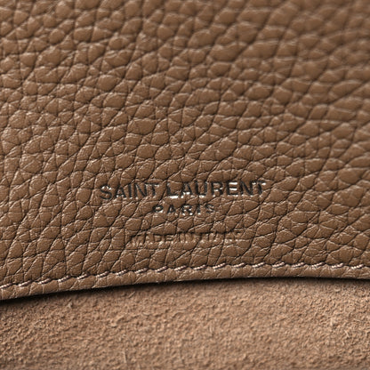 Saint Laurent Grained Calfskin Baby Sac De Jour Souple Taupe 6 of 12