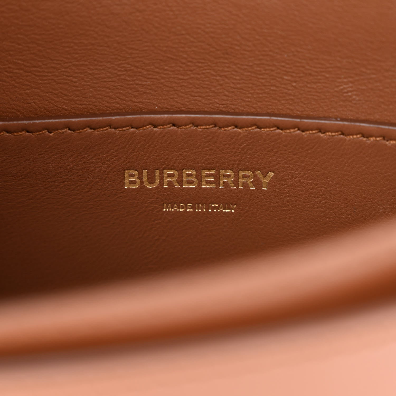 Burberry Calfskin TB Bum Bag Brown 6 of 11