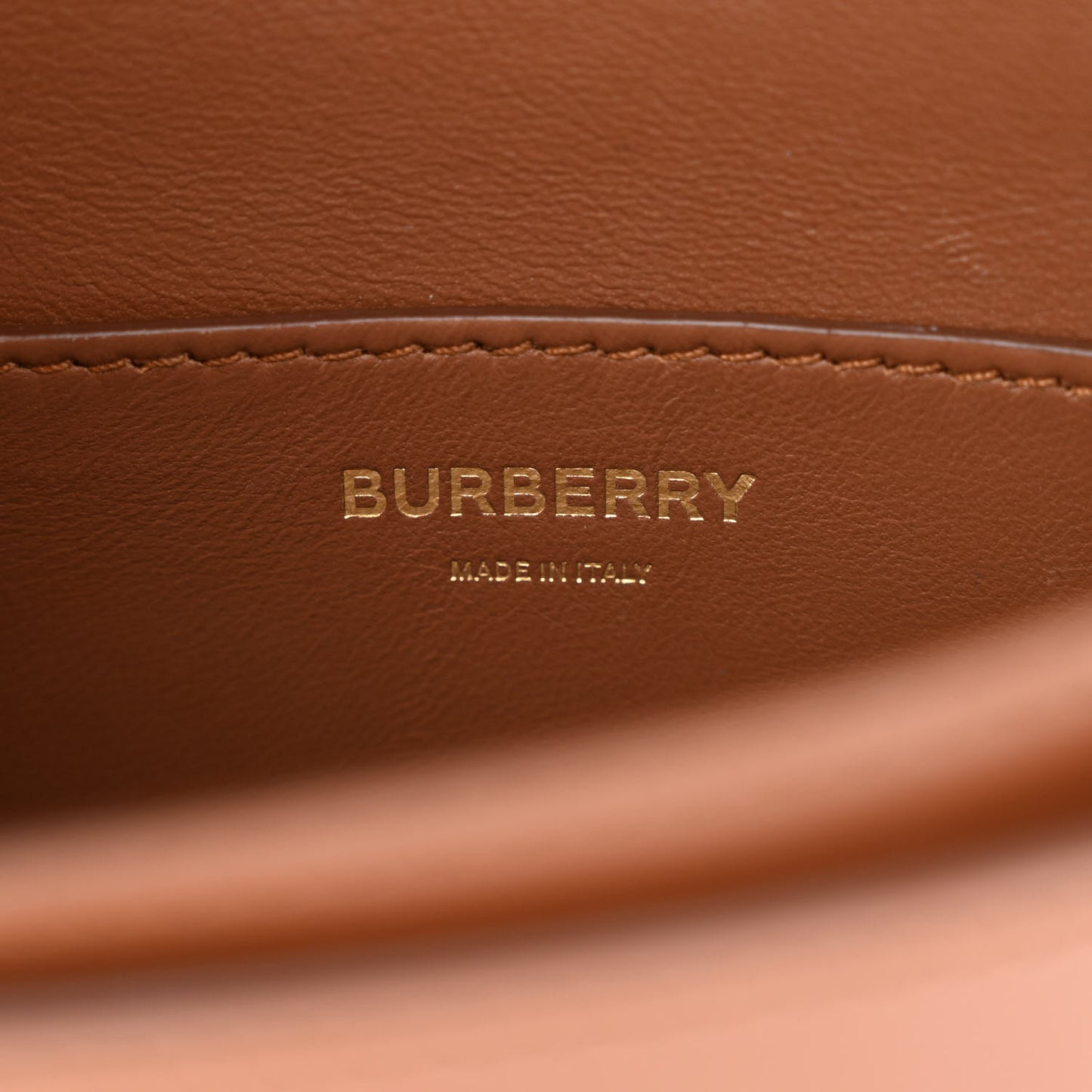 Calfskin TB Bum Bag Brown