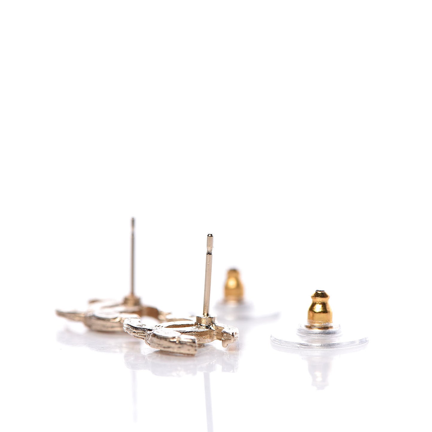 Crystal CC Earrings Gold Multicolor