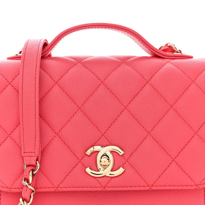 Chanel Caviar Quilted Medium Business Affinity Flap Pink 8 of 14