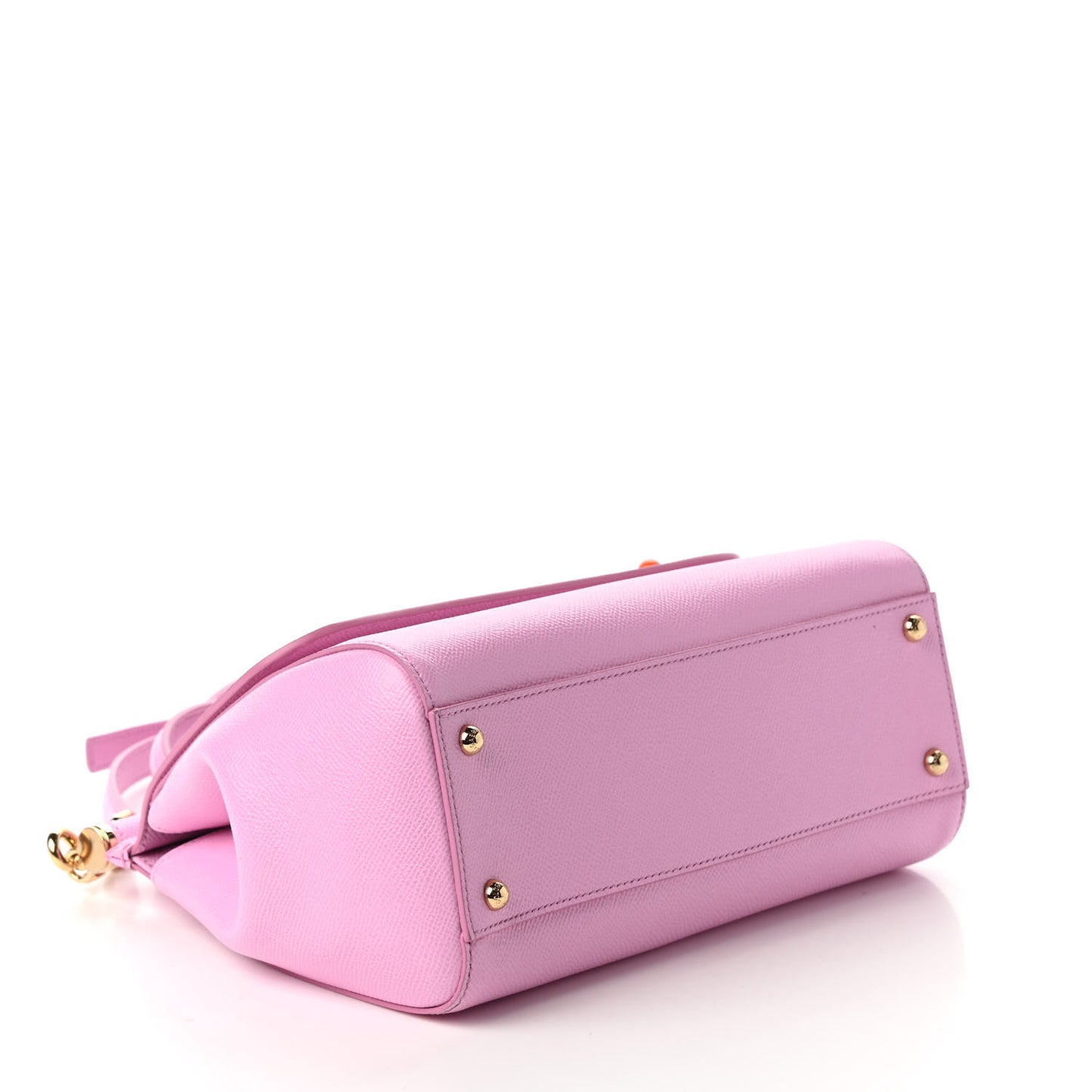 Dauphine Medium DG Family Patch Miss Sicily Satchel Rosa Chiaro