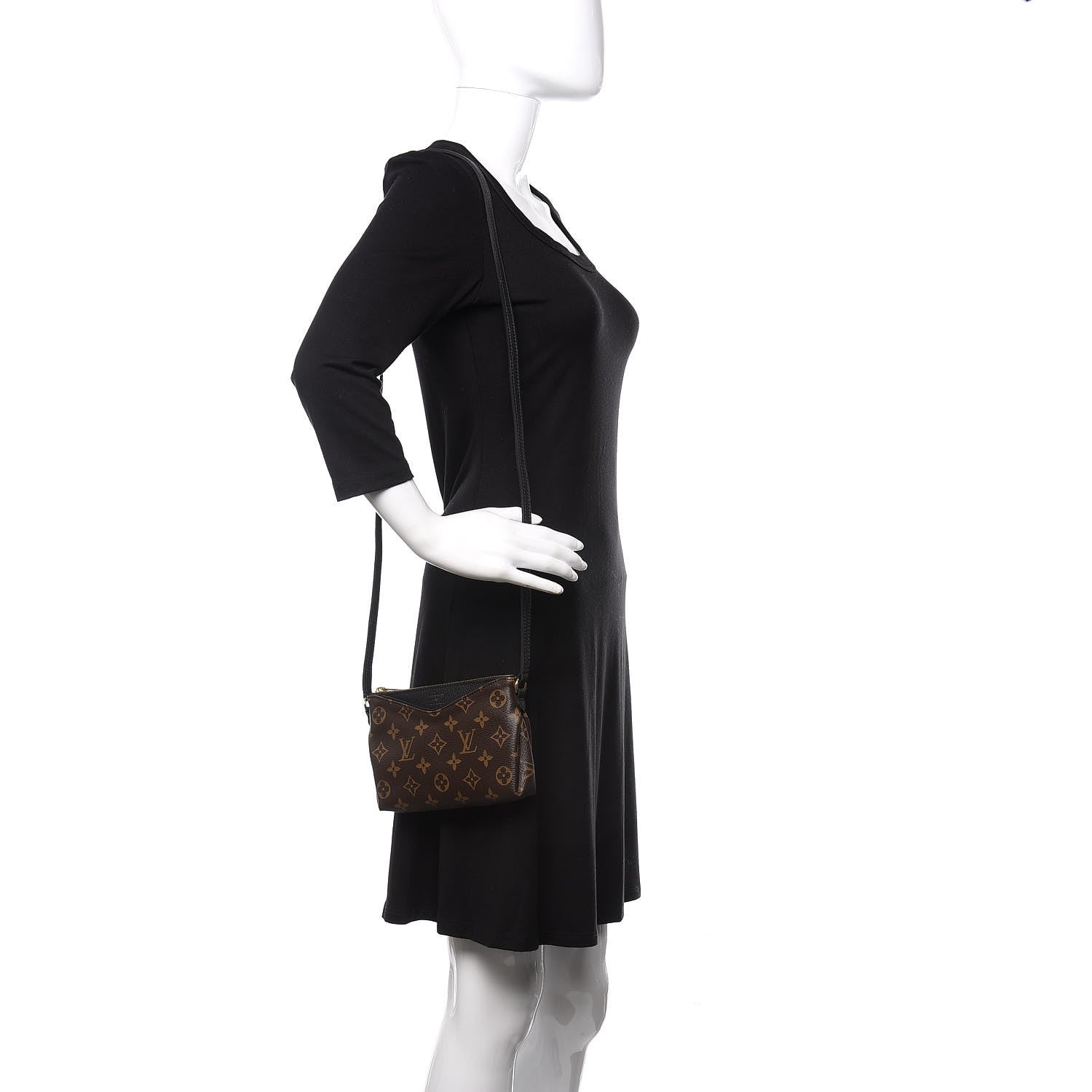 Louis Vuitton Monogram Pallas Uniformes Crossbody Black 2 of 9
