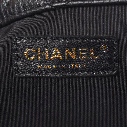 Chanel Calfskin Quilted XXL Travel Flap Bag Black 6 of 10