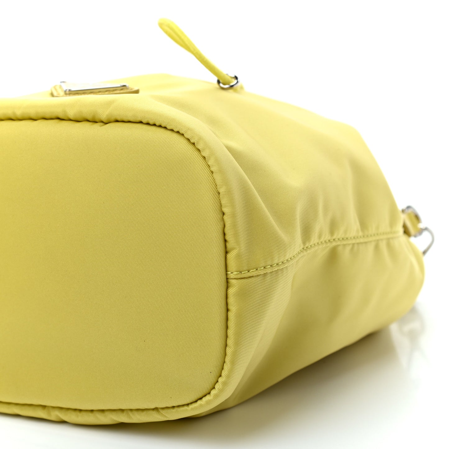 Saffiano Tessuto Nylon Bucket Wristlet Girasole