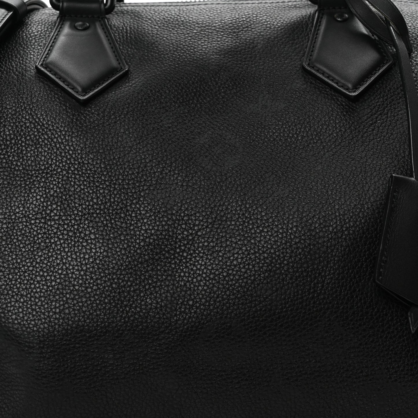 Calfskin Monogram Speedy P9 Bandouliere 40 Ultra Black