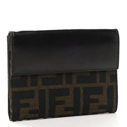 Fendi Zucca Compact Wallet Tobacco 3 of 8