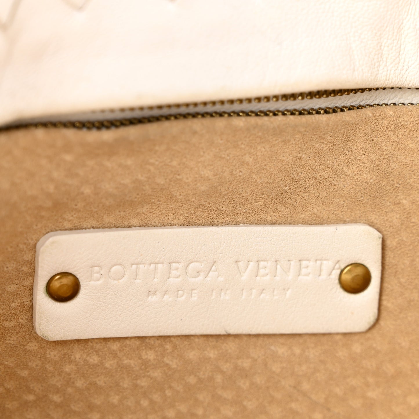 Nappa Intrecciato Small Capri Tote White