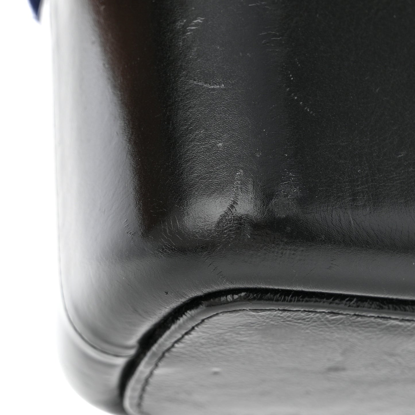 Calfskin Wool Embroidered Paris Hamburg Medium Gabrielle Hobo Dark Navy Blue