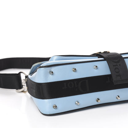 Christian Dior Coated Canvas Crystal Hardcore Bag Light Blue 11 of 13