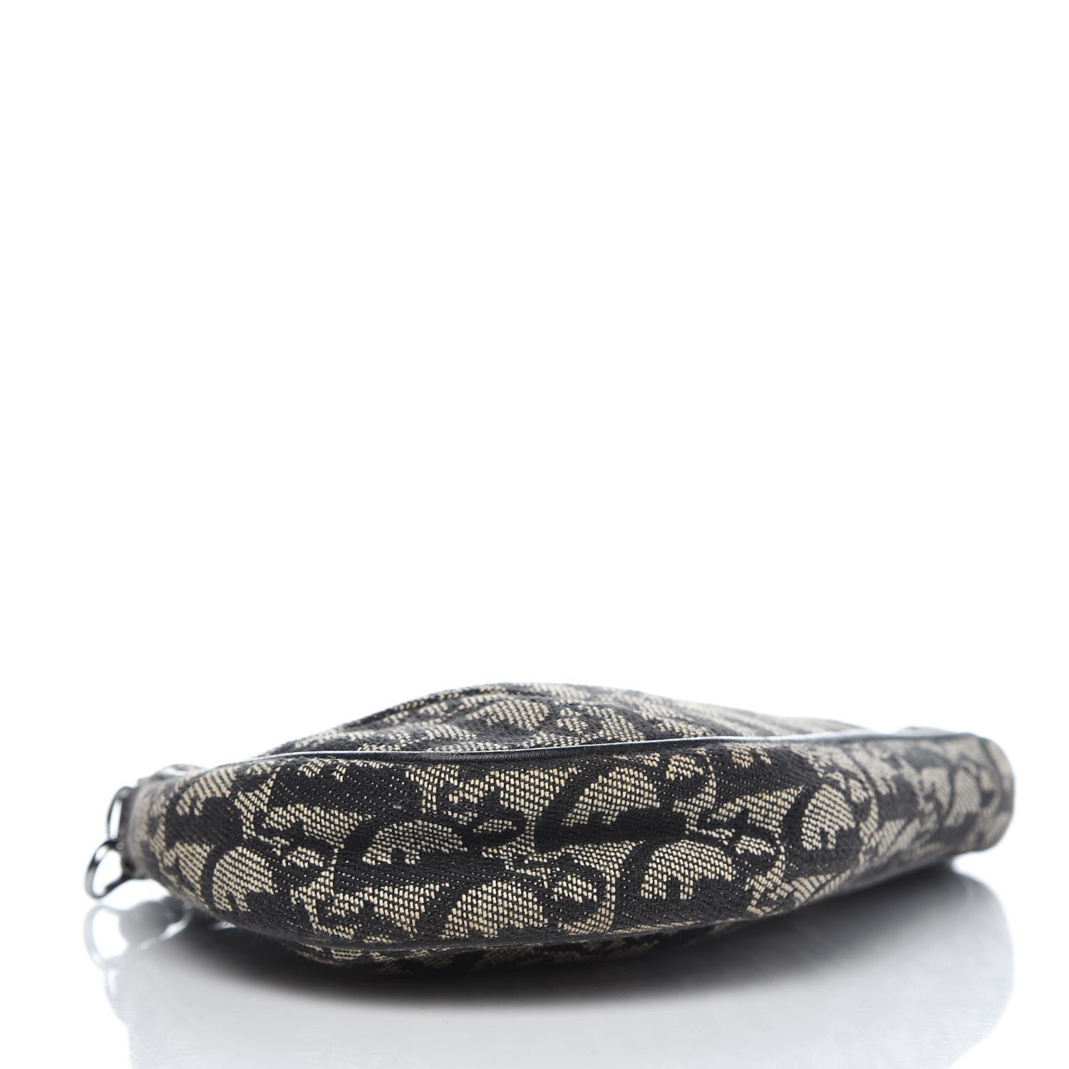 Christian Dior Monogram Mini Saddle Pochette Navy 4 of 8