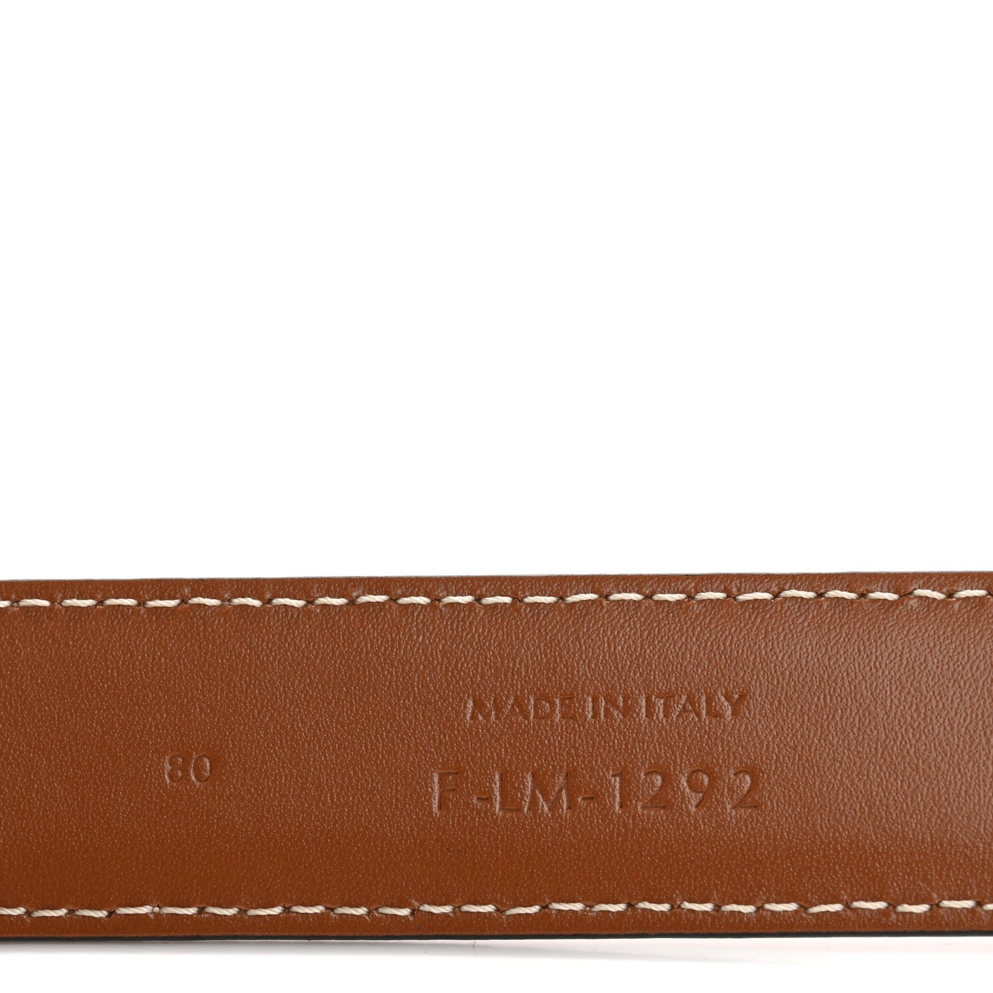Box Calfskin Small 18mm Triomphe Belt 80 32 Tan