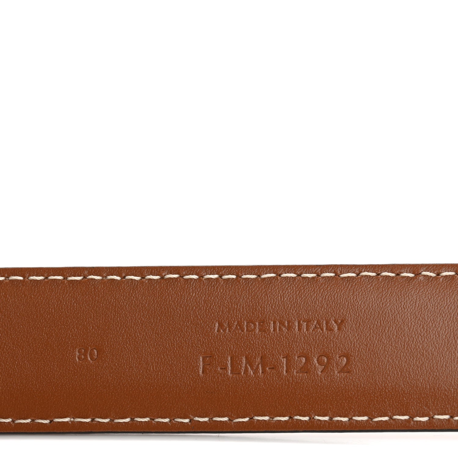 Celine Box Calfskin Small 18mm Triomphe Belt 80 32 Tan 5 of 8