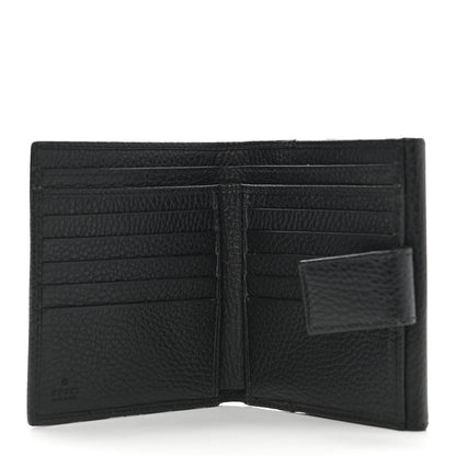 Gucci Dollar Calfskin Double G French Flap Wallet Black 5 of 8