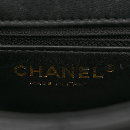 Chanel Lambskin Quilted Small Color Match Flap Black Multicolor 6 of 10