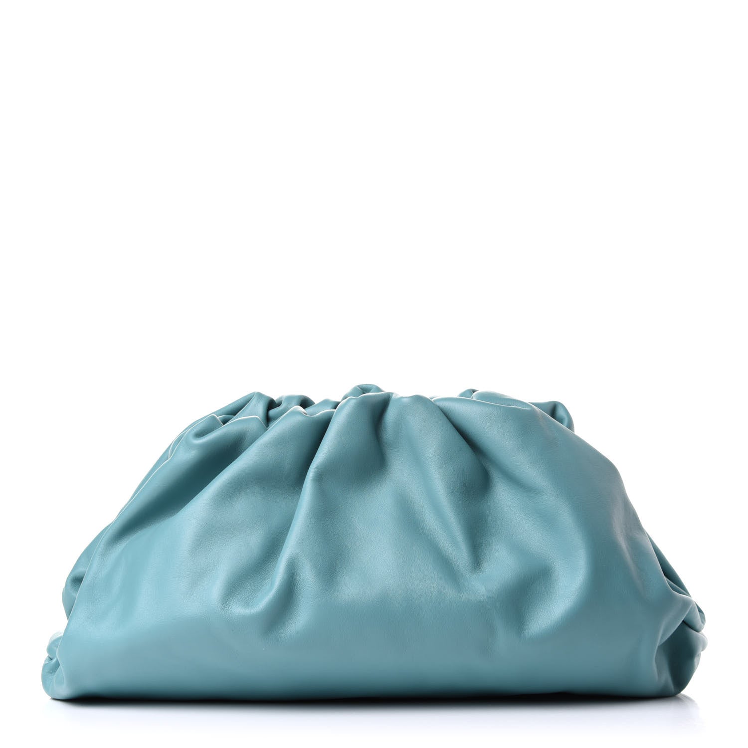 Bottega Veneta Smooth Butter Calf The Pouch Oversized Clutch Linoleum 1 of 8