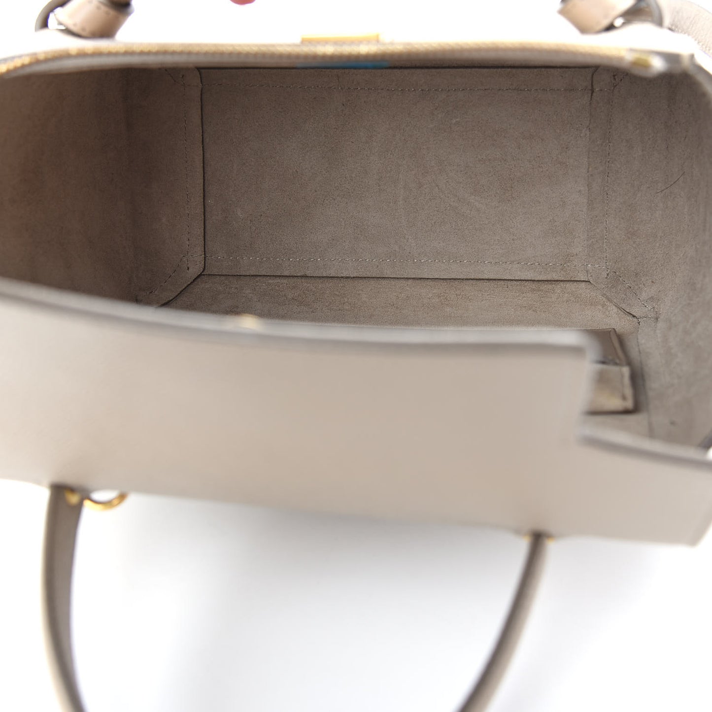 Grained Calfskin Micro Belt Bag Light Taupe