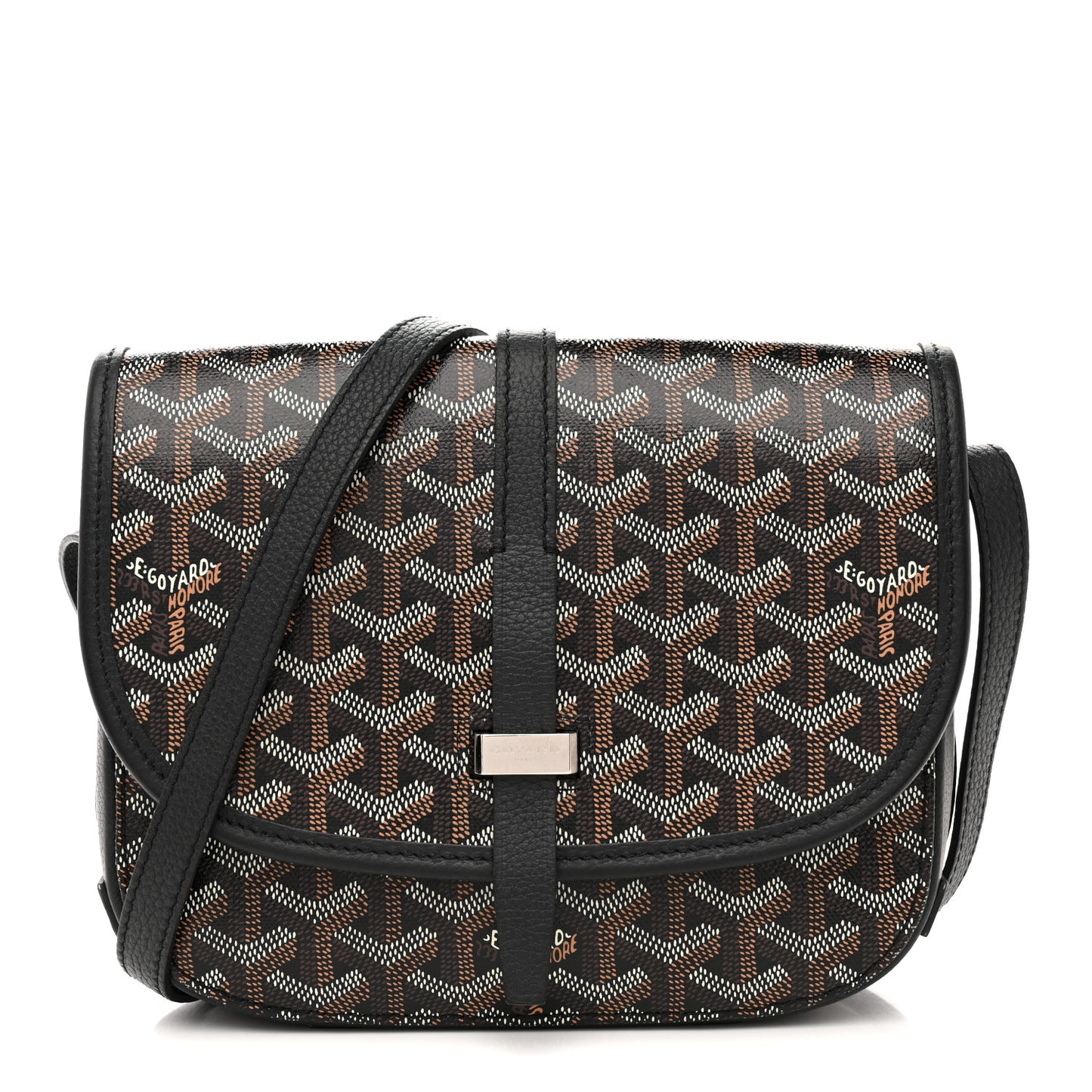 Goyardine Belvedere II PM Messenger Bag Black