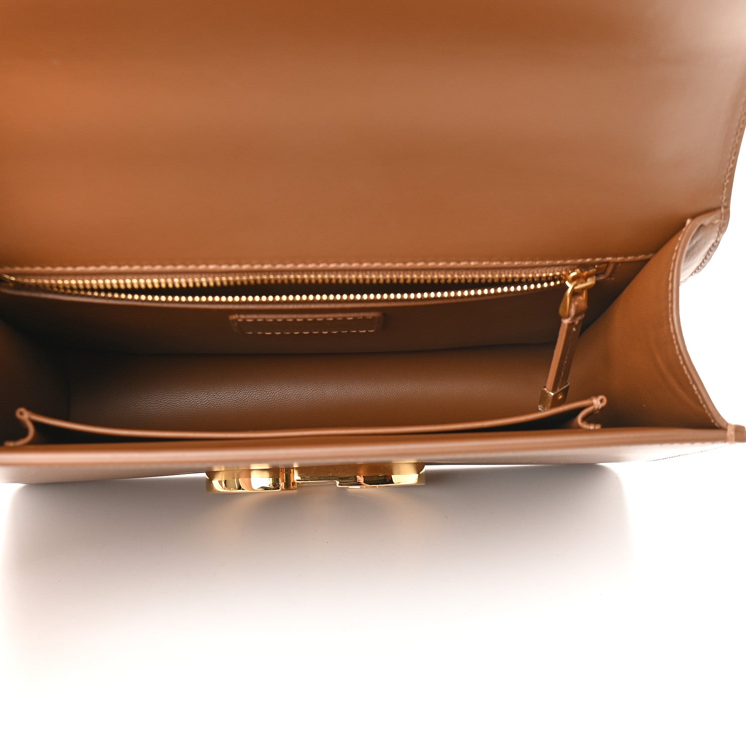 Christian Dior Smooth Calfskin 30 Montaigne Flap Bag Brown 5 of 9