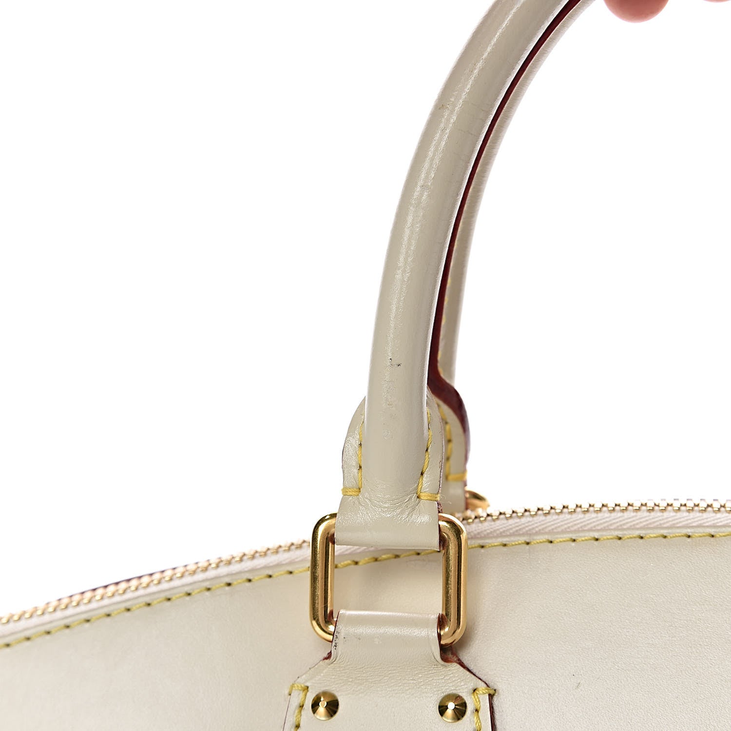 Louis Vuitton Suhali Lockit MM White 12 of 23