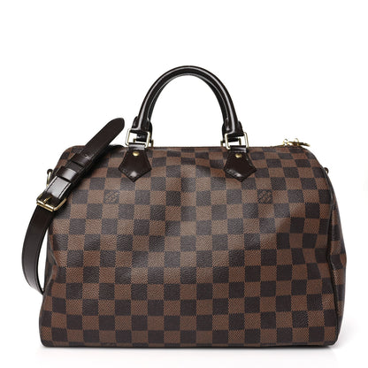 Louis Vuitton Damier Ebene Speedy Bandouliere 30 1 of 10