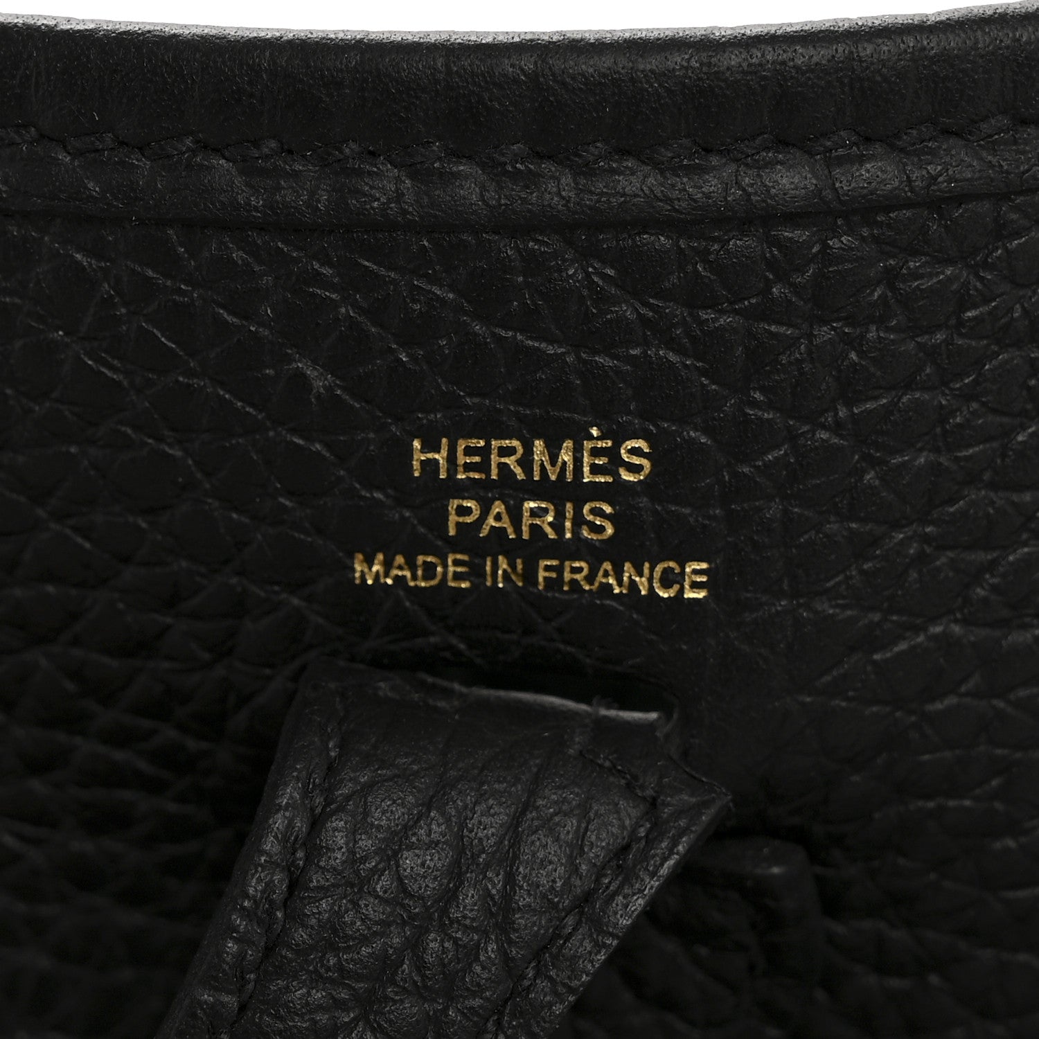Hermes Taurillon Clemence Evelyne TPM Black 6 of 11