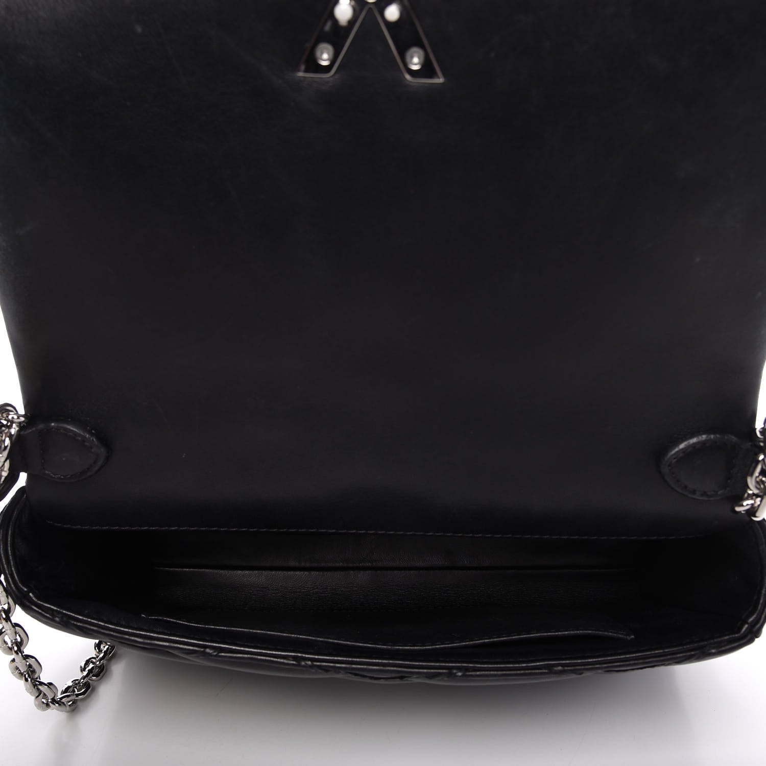 Louis Vuitton Lambskin Malletage GO-14 MM Black 6 of 9