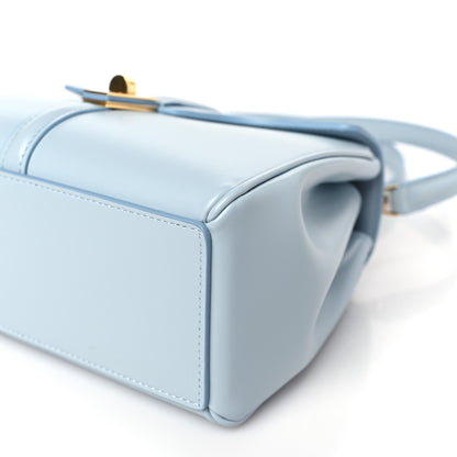 Celine Satinated Calfskin Mini 16 Top Handle Bag Pale Blue 9 of 9