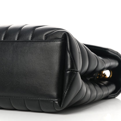 Saint Laurent Calfskin Y Quilted Monogram Medium Loulou Chain Satchel Black 12 of 12