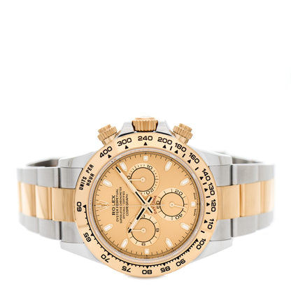 Rolex Stainless Steel 18K Yellow Gold 40mm Oyster Perpetual Cosmograph Daytona Watch Champagne 116503 2 of 5
