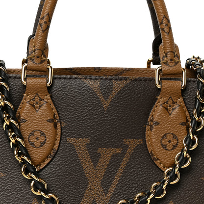 Louis Vuitton Reverse Monogram Giant OnTheGo East West Chain 7 of 10
