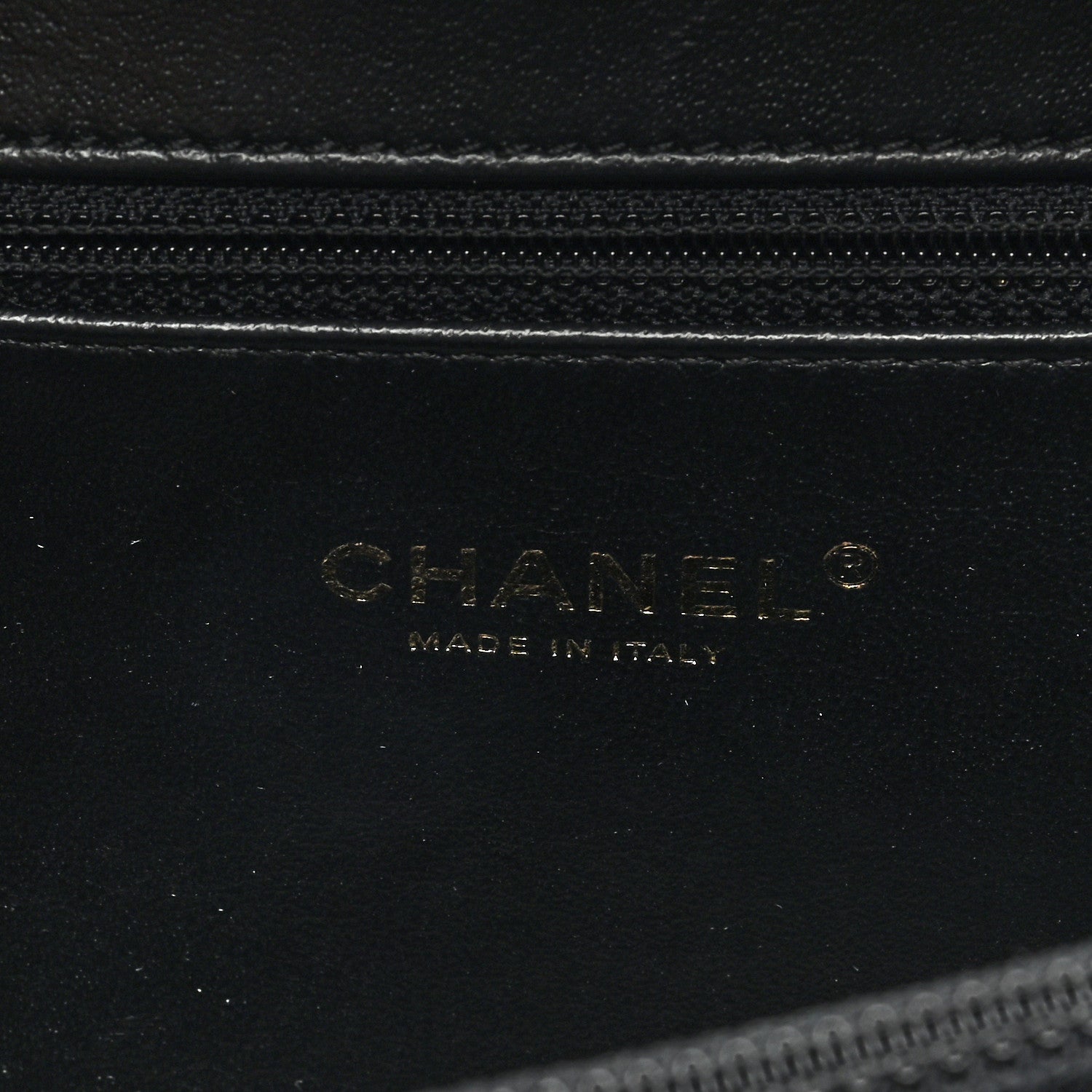 Chanel Caviar Quilted Medium CC Filigree Vanity Case Navy Black 6 of 10