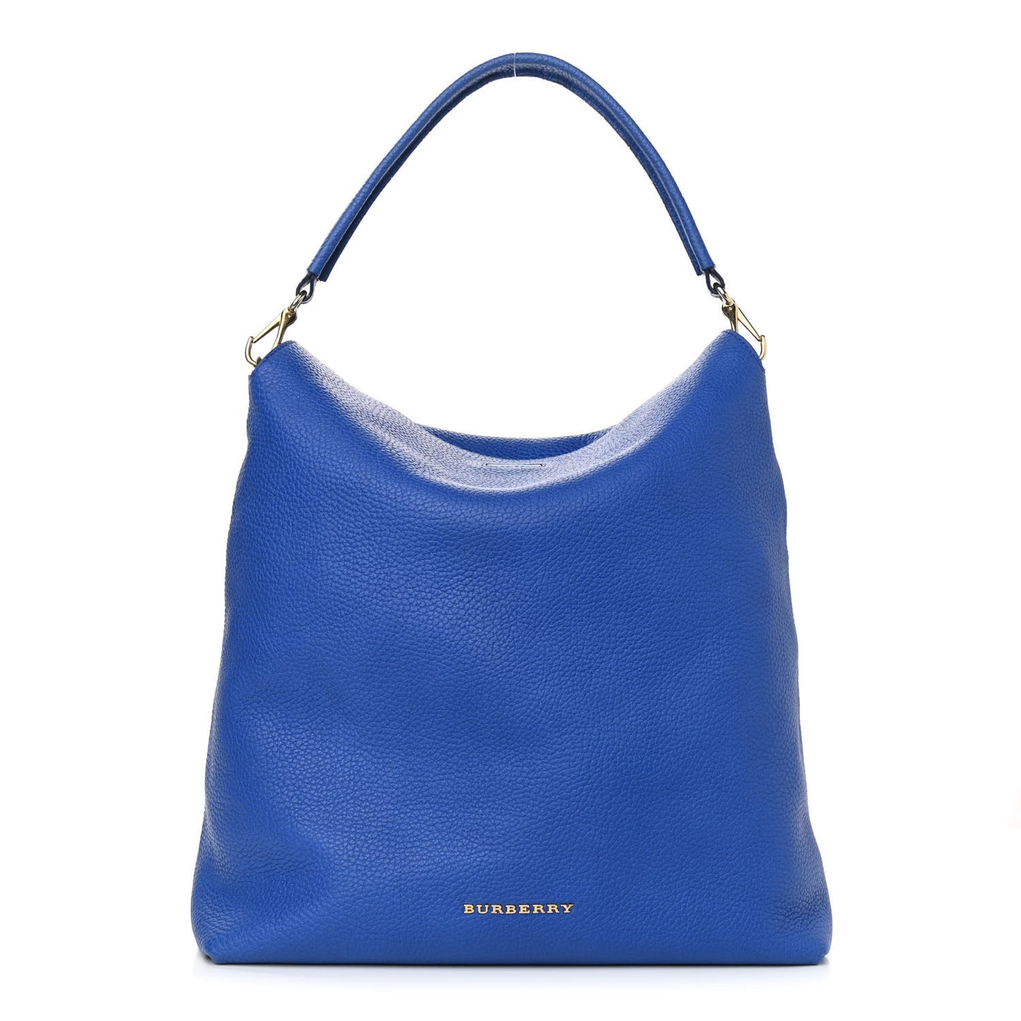 Grainy Calfskin Cale Hobo Brilliant Blue