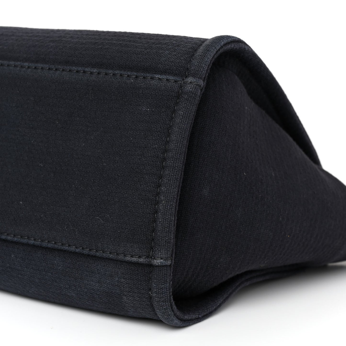 Mixed Fibers Small Deauville Tote Navy Blue
