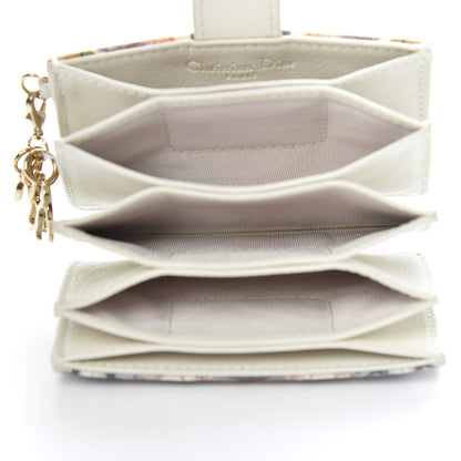 Christian Dior Calfskin Printed KaleiDiorscopic Lady Dior 5-Gusset Card Holder Multicolor 5 of 7