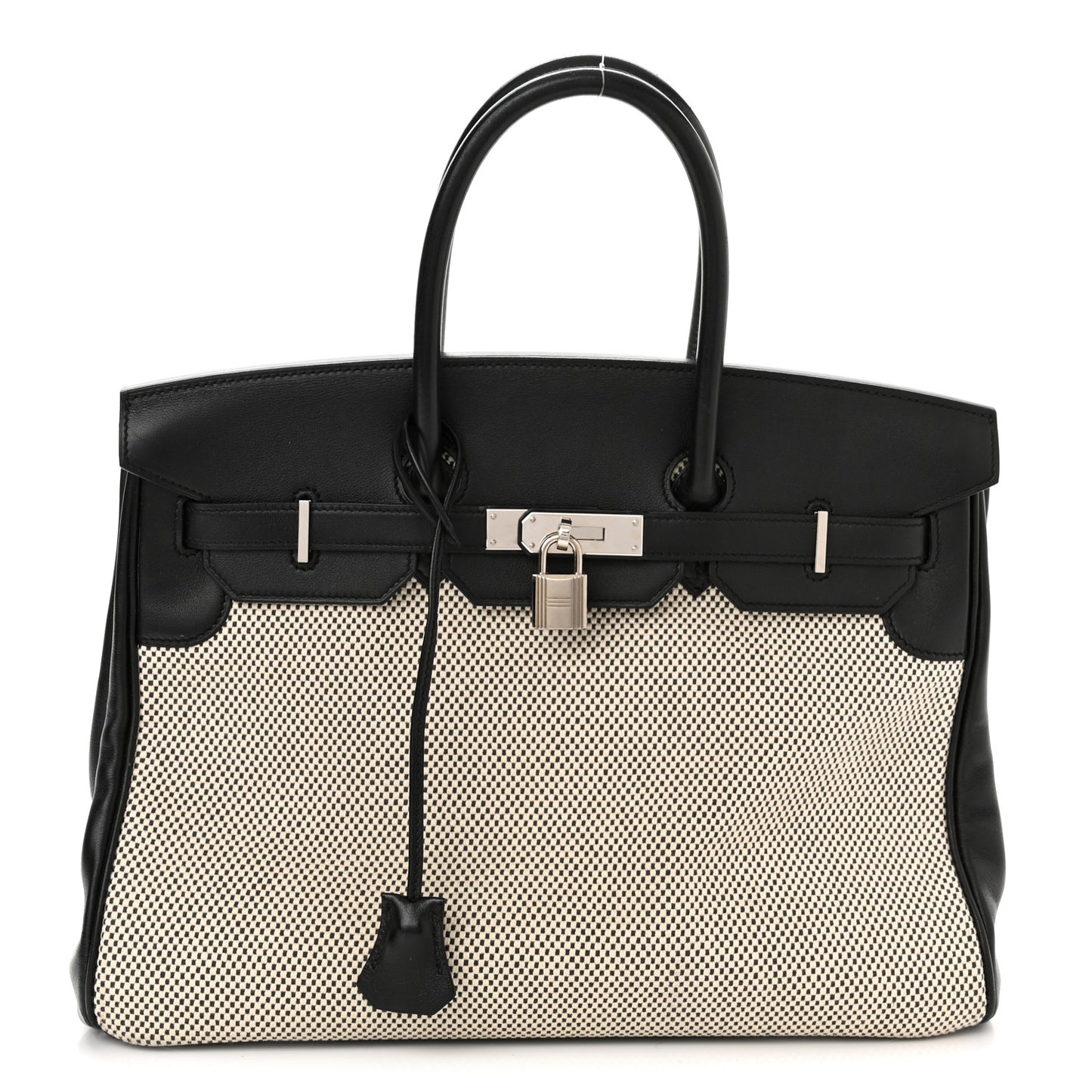 Toile Swift Birkin 35 Natural Black