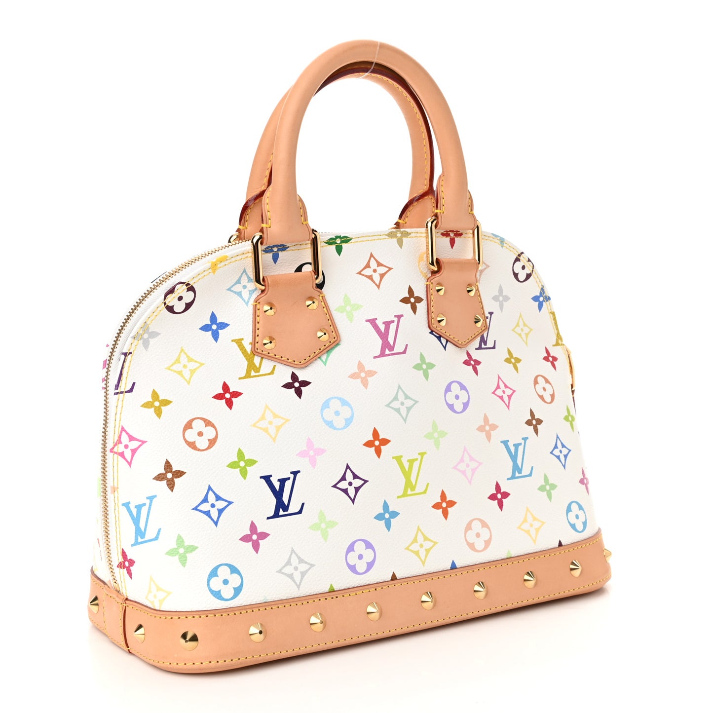 Monogram Multicolor Alma PM White