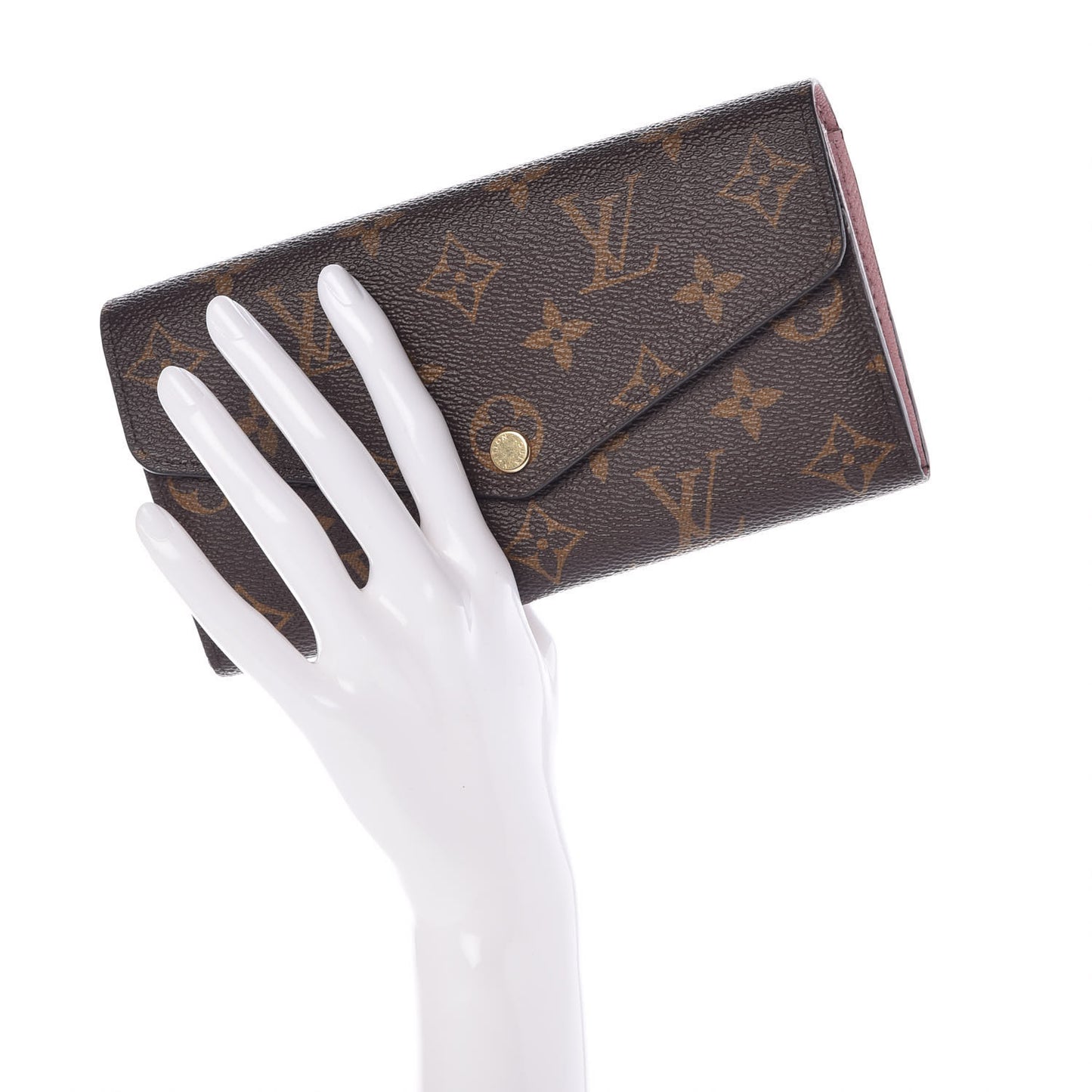 Monogram Sarah Wallet NM Rose Ballerine