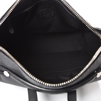 Fendi Cuoio Romano Selleria Fendi Stamp Patch Lui Urban Briefcase Black Black Grigio 6 of 9